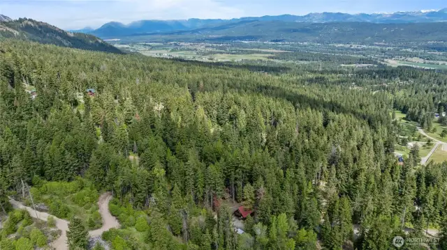 Aerial of property