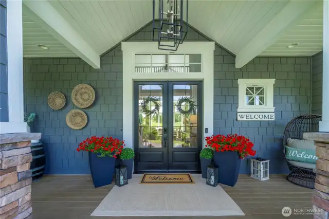 Front entry.