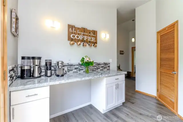 Coffee bar!