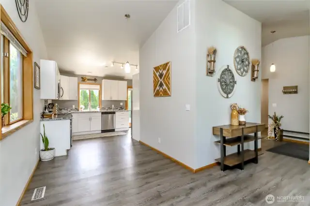 Open dining area