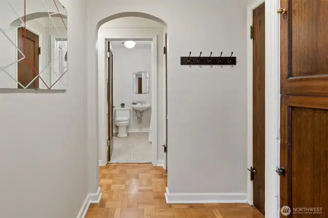 Full Bath with ceramic tile floors