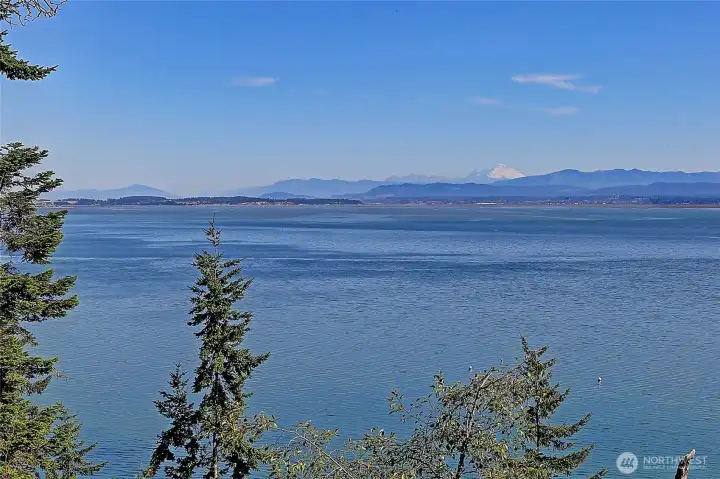 Wake up to stunning views of snow-capped Mount Baker above the horizon and the sparkling waters of Port Susan at your feet. This one-of-a-kind vantage point captures the perfect blend of mountains and serene shoreline. Enjoy watching the sunrise over the Cascades, boats gliding across the bay, and wildlife in their natural setting. With endless skies and ever-changing scenery, this view is both peaceful and inspiring—an iconic slice of Northwest living.