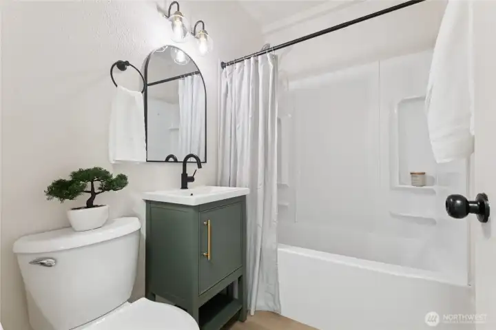 Updated full bathroom in MIL.