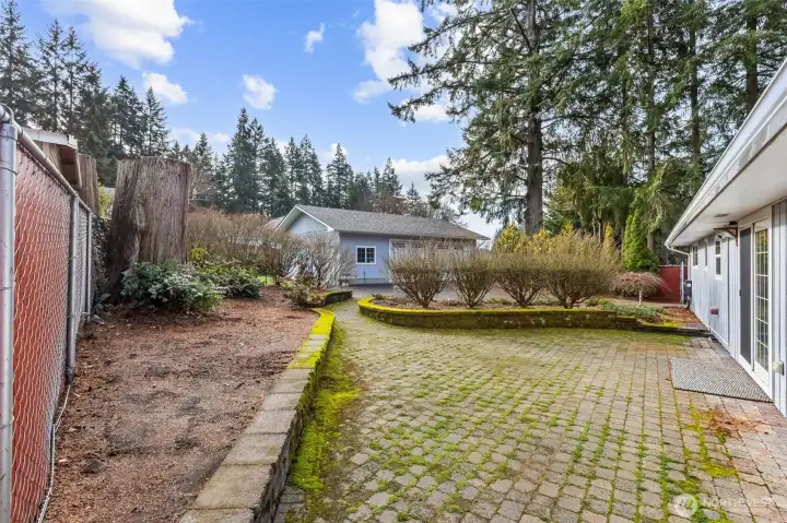 Additional space perfect for gardening or customizing to your needs, offering endless outdoor possibilities