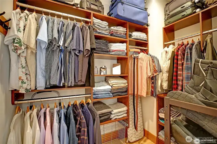 Primary Walk-In closet.