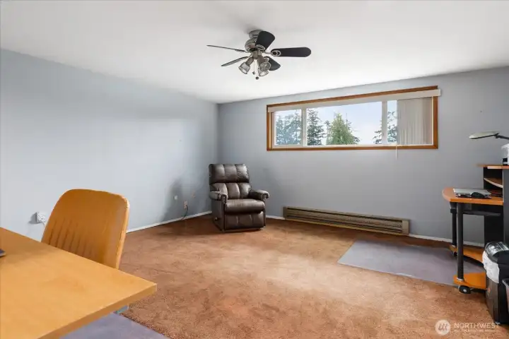 Large flex space upstairs could be office, gaming room, playroom, or 5th bedroom (no closet).