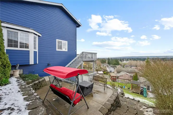 Multiple outdoor spaces designed to enjoy the peaceful setting and stunning sunsets.