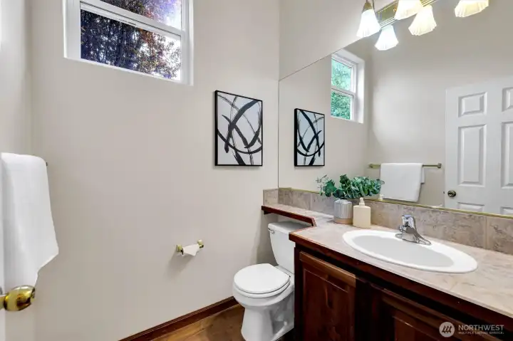 Guest bathroom on main floor