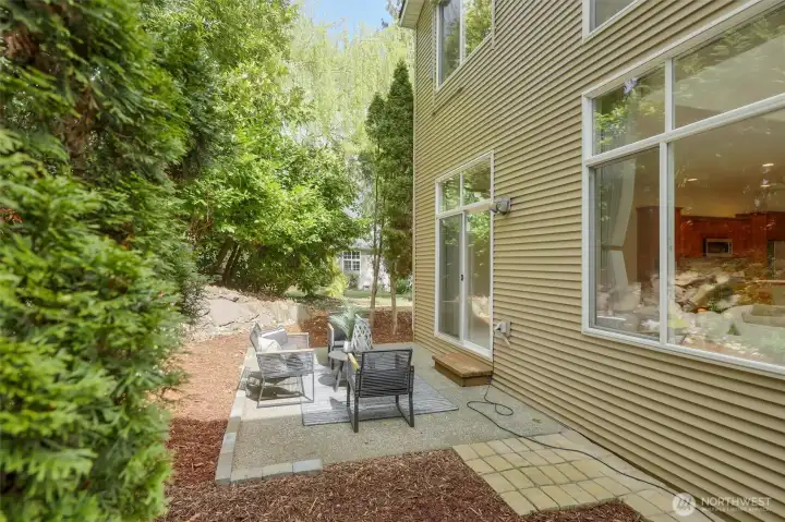 Prime corner location backs up to greenbelt for maximum privacy.