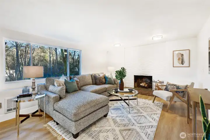 Lower level living room