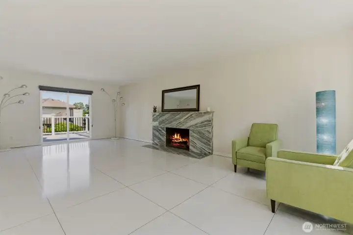Open concept - living room/dining room