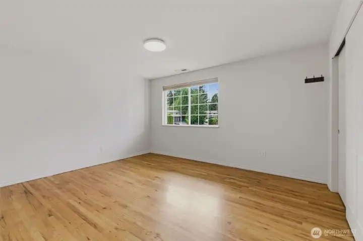 Another west facing bedroom (12' x 13'10") affectionately named "Serenity"