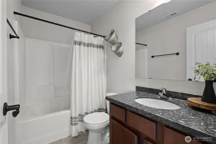 Full bath with bathtub