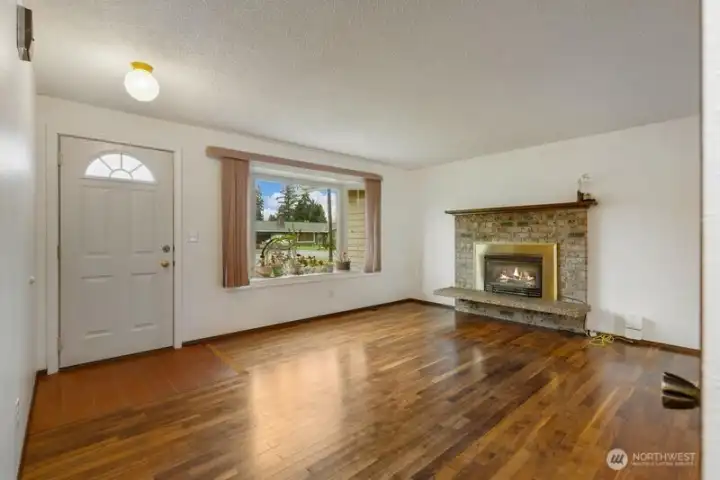 Gas fireplace for those chilly nights!