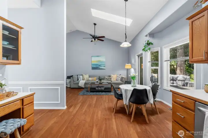 open concept into family room