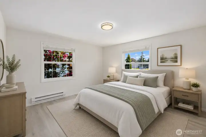 Bedroom #2 (Virtually Staged)