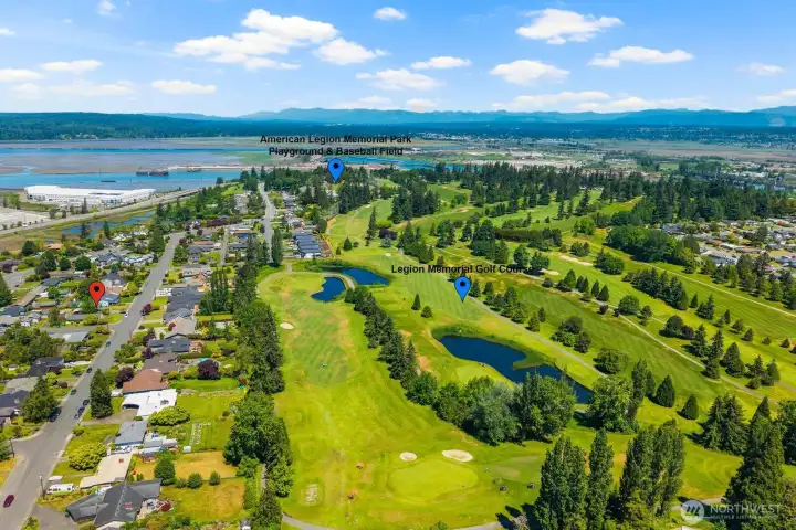 Walkable to Legion Memorial Park.