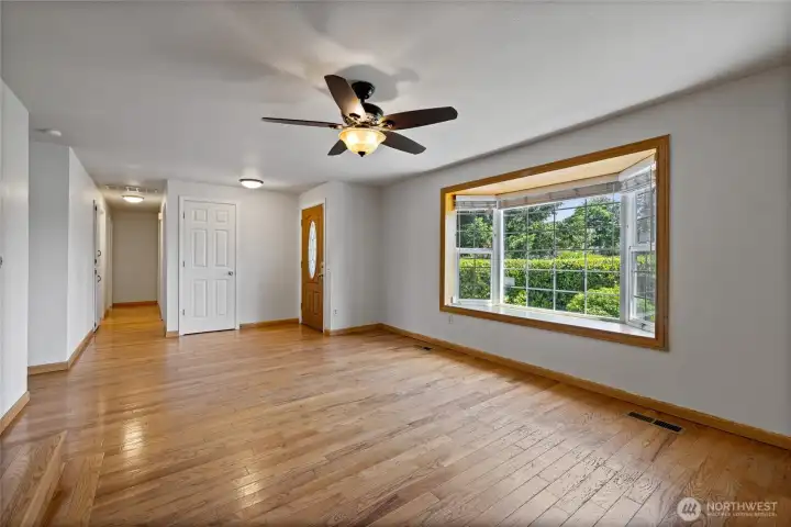 Living Room with Mountain View