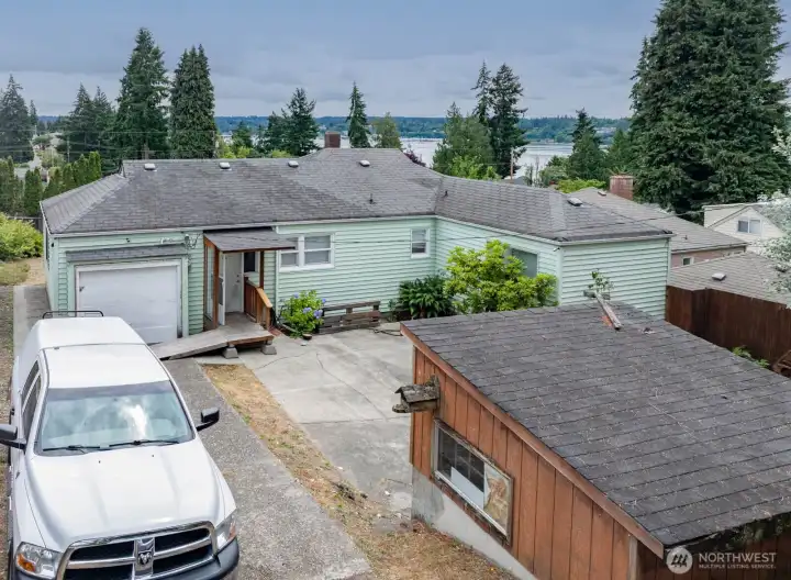 Partial Water View home with the occasional view of Mt Rainier Partial Water View home with the occasional view of Mt Rainier