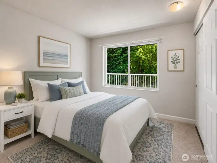 2nd virtually staged as 2d Bedroom