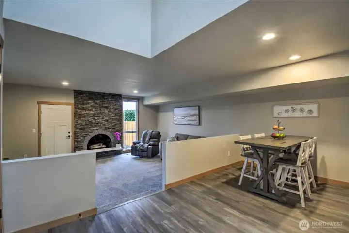 Open Kitchen to living room