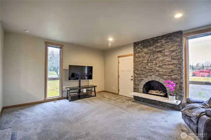 Beautiful fireplace