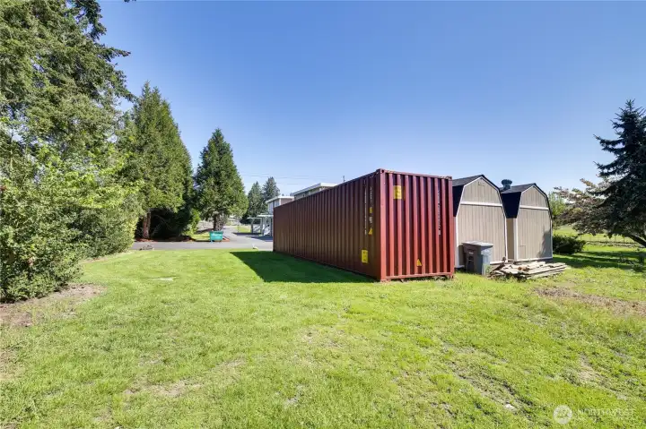 Extra storage, container could stay