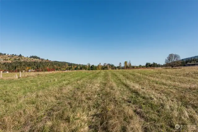 From West looking East across Parcel B