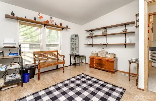 Open great room from living room