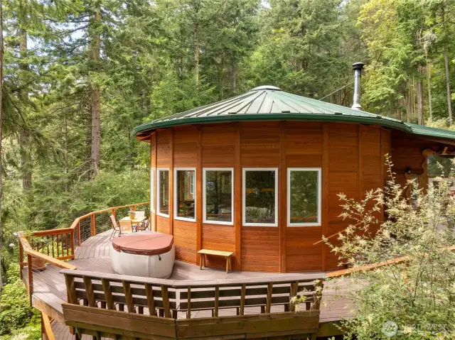 Main house and deck