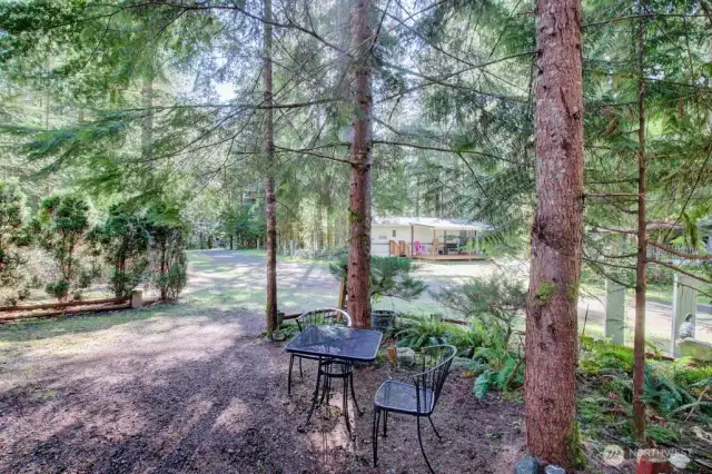 Picnic area outside