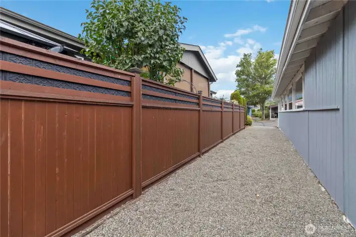 Easement - can be used for parking