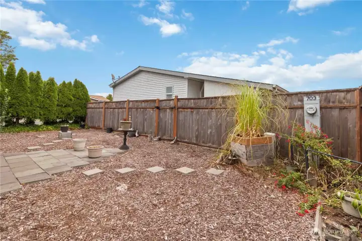Fenced Backyard
