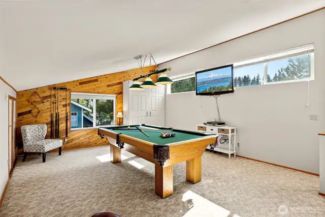 Upstairs Loft with a Murphy Bed - White Cabinets