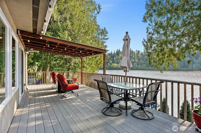 Enjoy the views and entertaining guest on the spacious deck