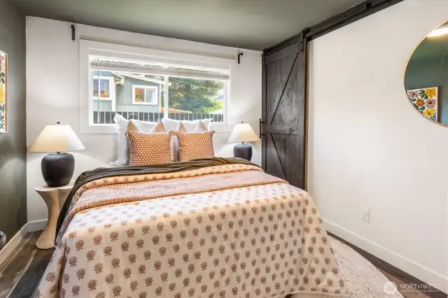 Second bedroom on main level.
