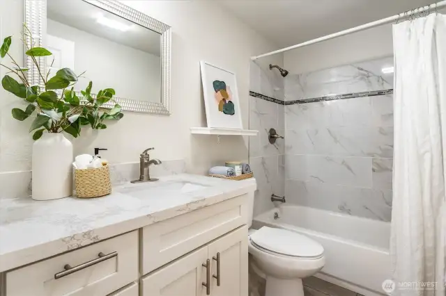 Lower level bathroom