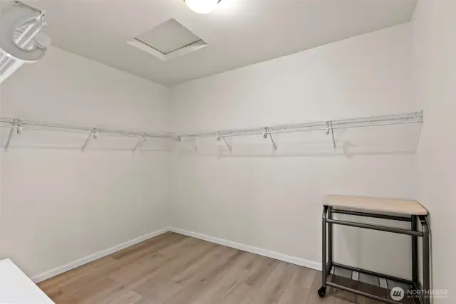 Large walk-in closet