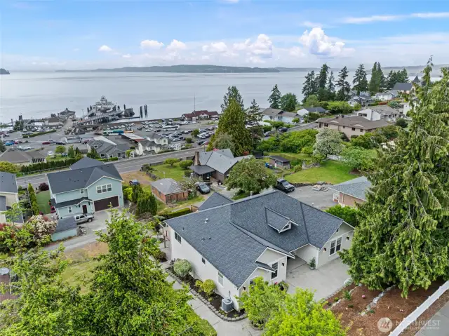 Puget Sound and Olympic views await you