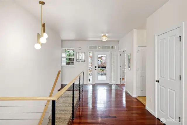 Large entry leads you into main foyer