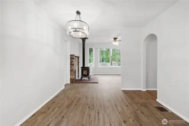 Dining Room looking toward Living Room
