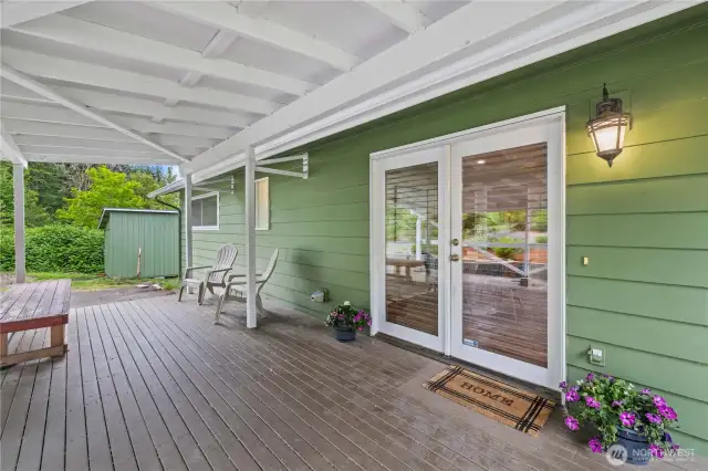 Covered Front Deck