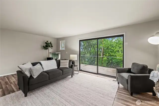 Expansive Deck Off Living Room