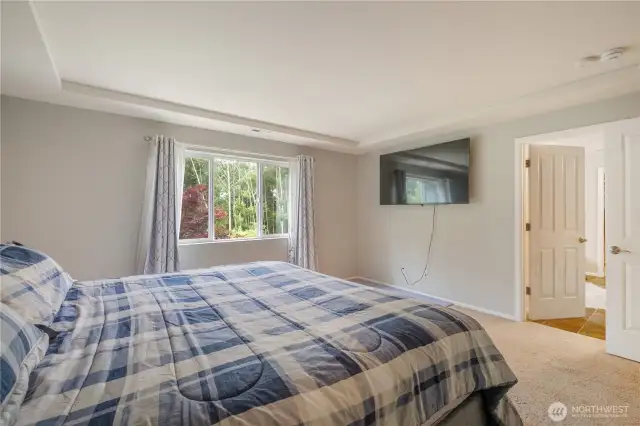 A peek of the master suite from the master bedroom