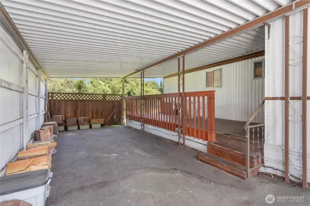 Carport to porch