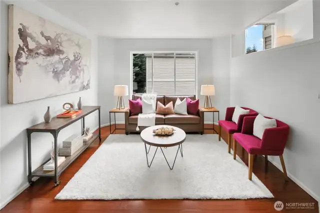 Light-filled, contemporary floor plan
