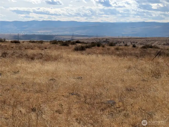 view to Ellensburg from property