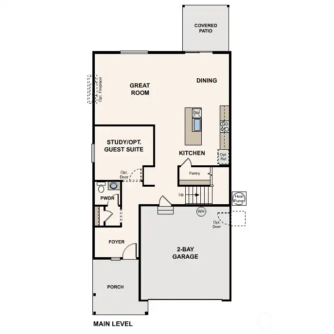 Main floor rendering