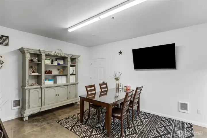 Reception area in office