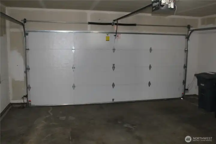 2 car attached garage